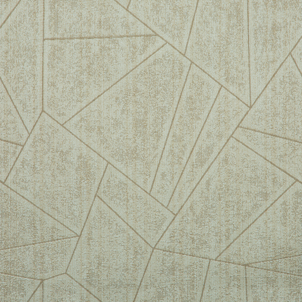 Renfe Textured Geometric Patterns Polyester Cotton Jacquard Fabric; 280cm, Cream