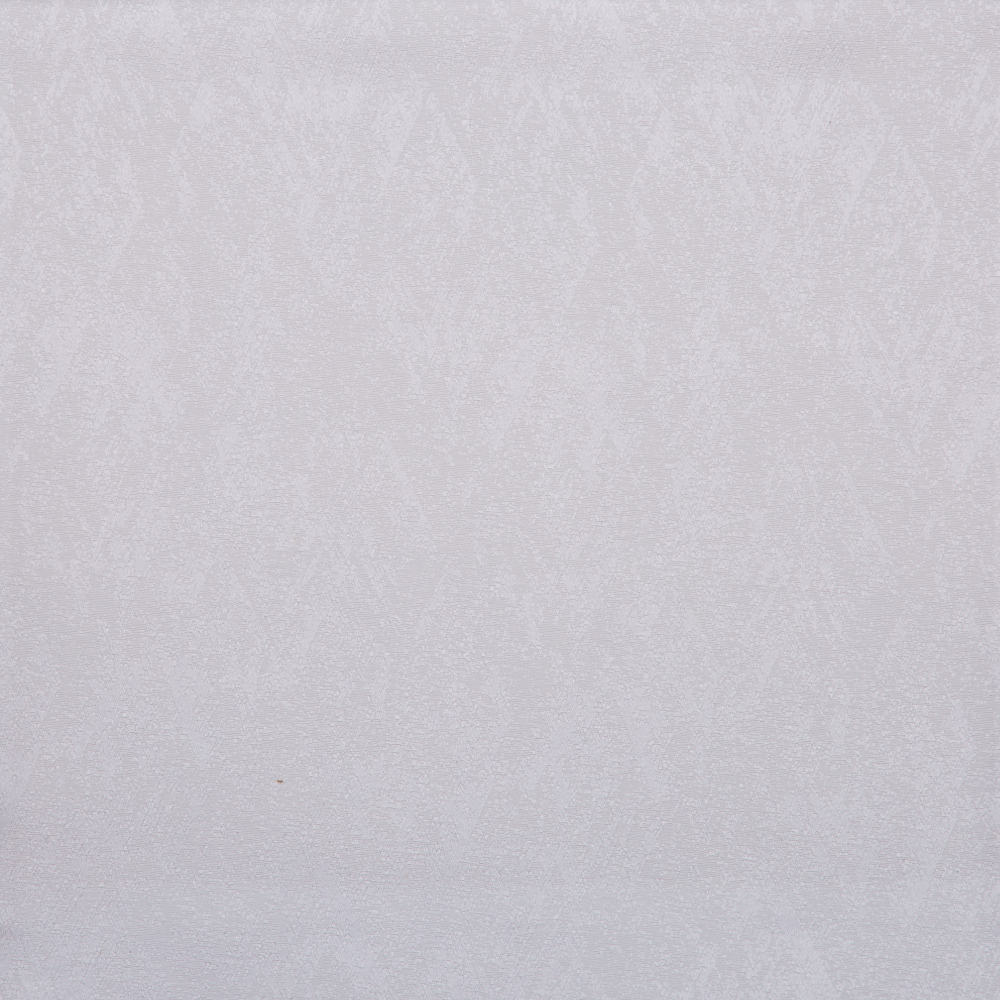 Renfe Textured Patterned Polyester Cotton Jacquard Fabric; 280cm, White