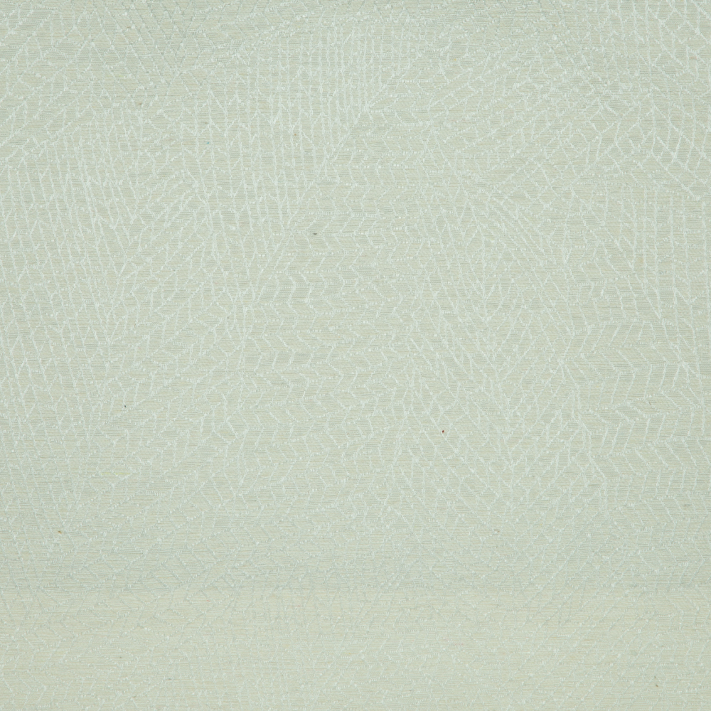 Savona Collection Herringbone Pattern Polyester Cotton Jacquard Fabric; 280cm, Beige/Green