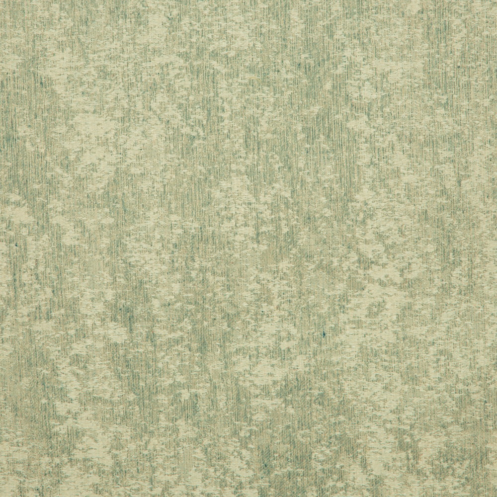 Savona Collection Textured Patterned Polyester Cotton Jacquard Fabric; 280cm, Beige/Green