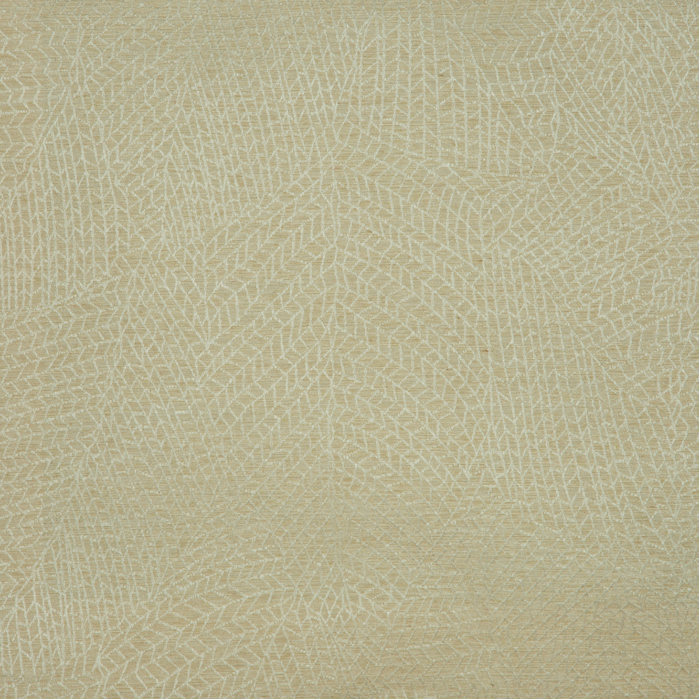 Savona Collection Herringbone Pattern Polyester Cotton Jacquard Fabric; 280cm, Beige