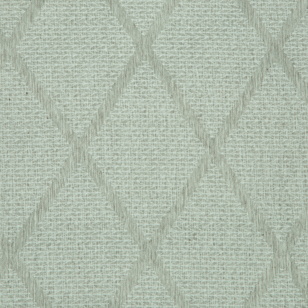 Savona Collection Diamond Patterned Polyester Cotton Jacquard Fabric; 280cm, Light Grey