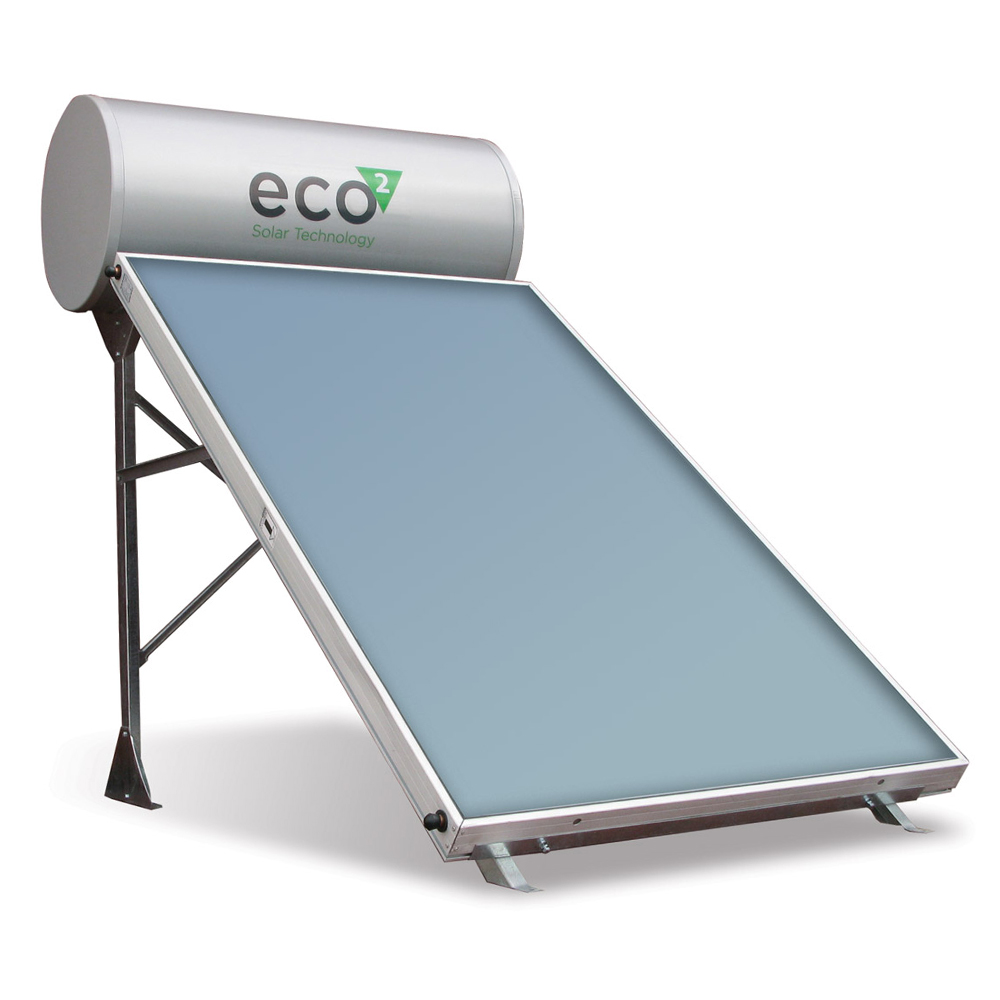 ECO2 : Solar Water Heating System; 200/2.5ES OC (Flat Roof)