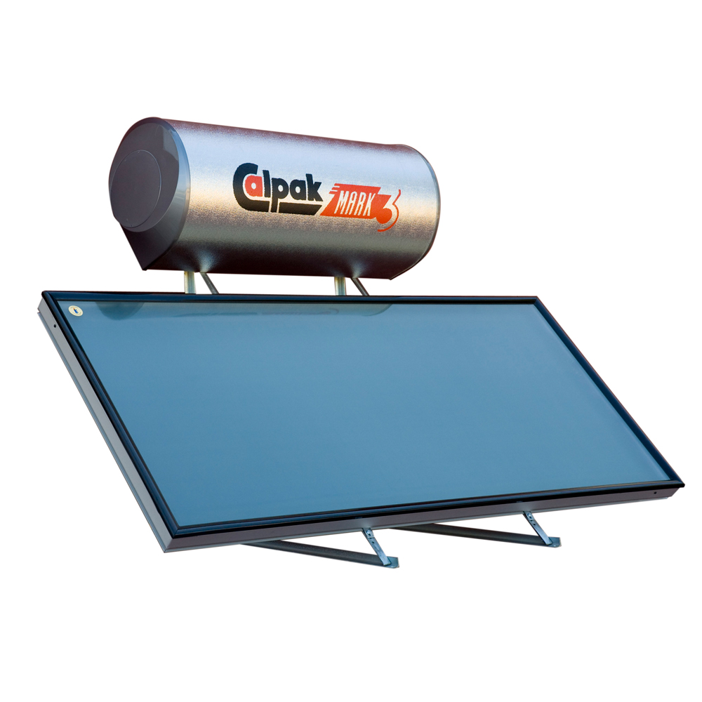 Calpak: Mark-3 Solar Water Heating System; 200/2.5M