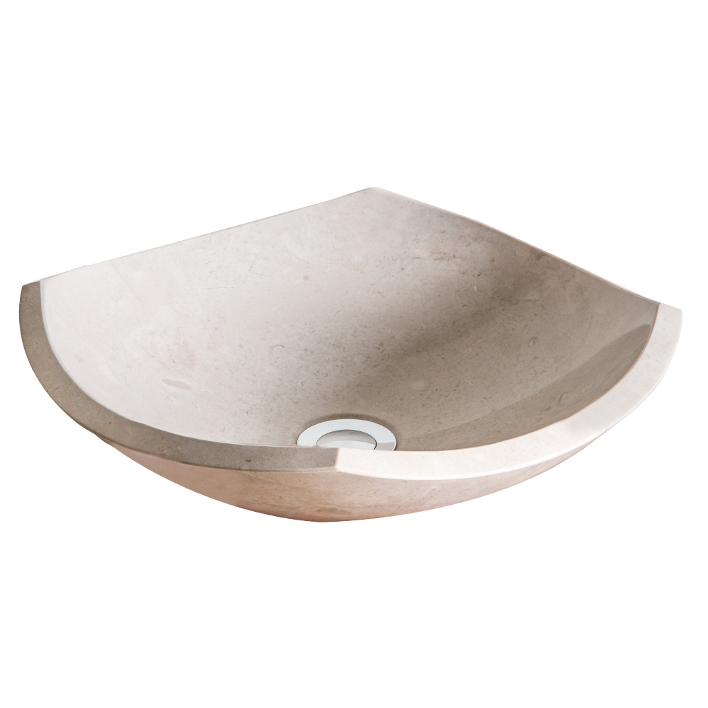 Natural Twilight Silver Marble: Counter Top Basin; 40cm