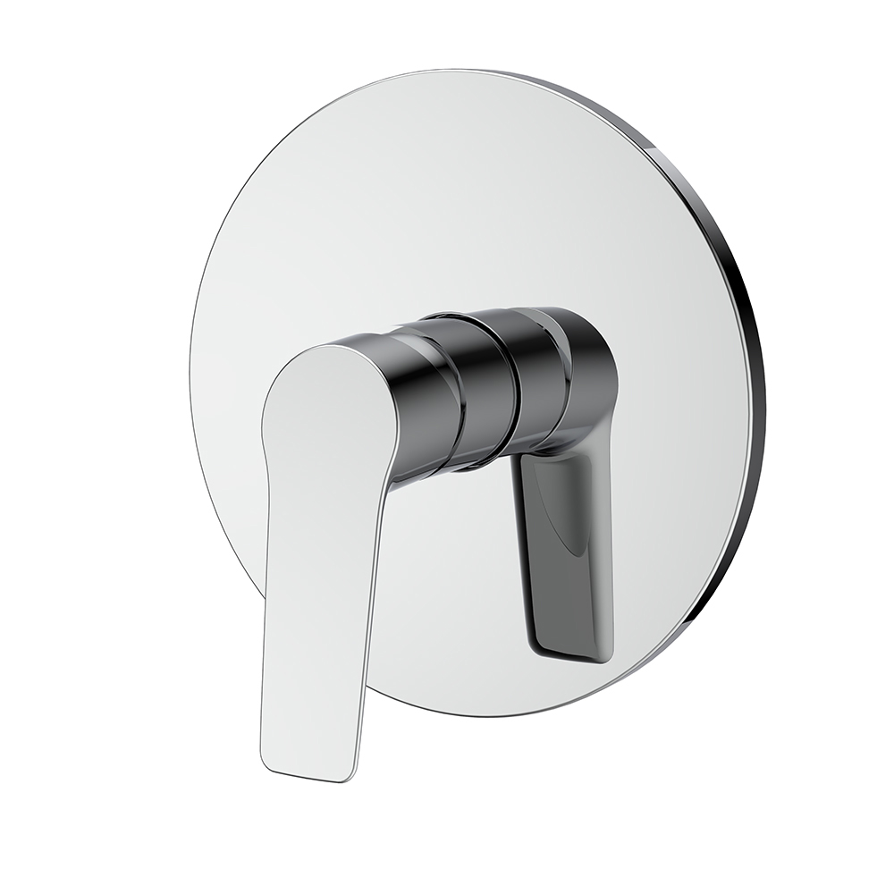 Nova HB: 3-Way Concealed Shower Mixer, Single Lever: Wall Type, Brass