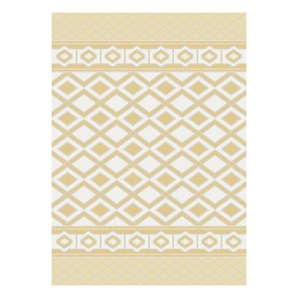 Ufuk: Panama Diamond Pattern Carpet Rug; (240x340)cm, Beige