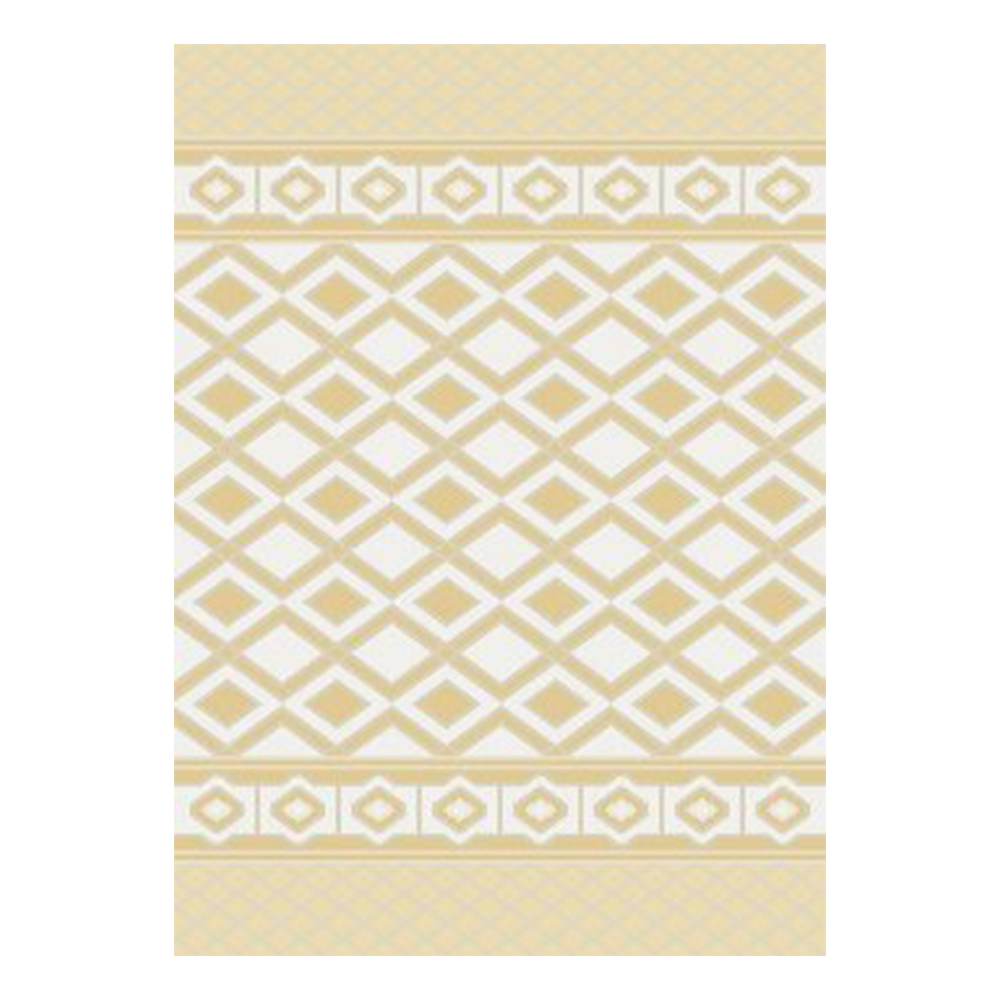 Ufuk: Panama Diamond Pattern Carpet Rug; (200x290)cm, Beige