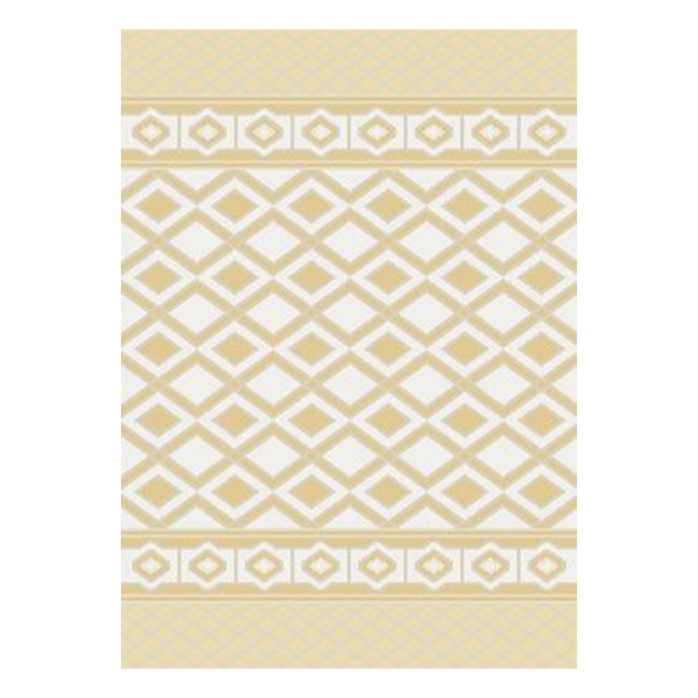 Ufuk: Panama Diamond Pattern Carpet Rug; (160x230)cm, Beige