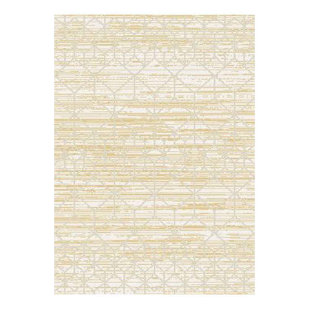 Ufuk: Panama Reflected Diamonds Pattern Carpet Rug; (100x300)cm, Beige