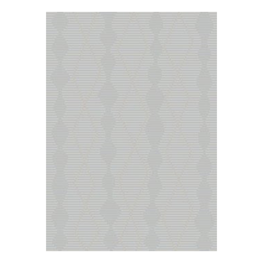 Ufuk: Panama Intertwined Diamonds Pattern Carpet Rug; (100x400)cm, Grey