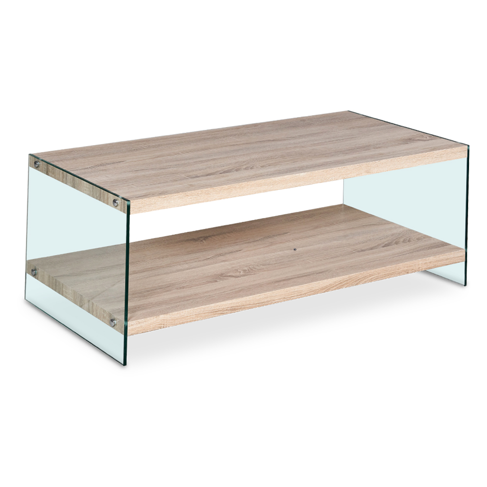 Coffee Table-Wood Top; (120x60x45)cm