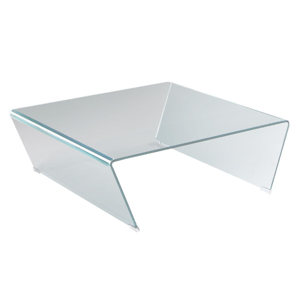 Coffee Table-Glass Top; (130x70x40)cm