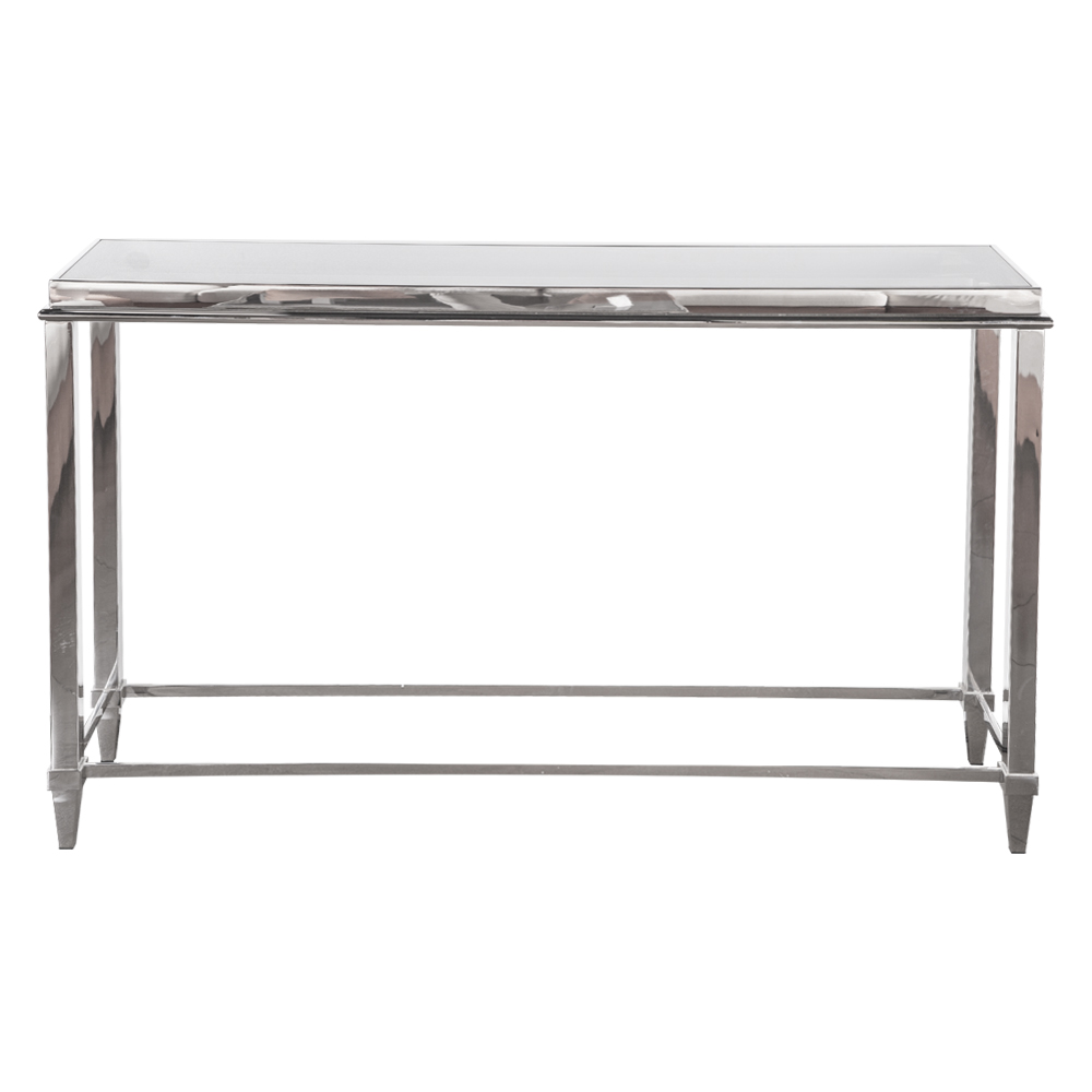 Console Table; (140x35x86)cm, Metal High Gloss