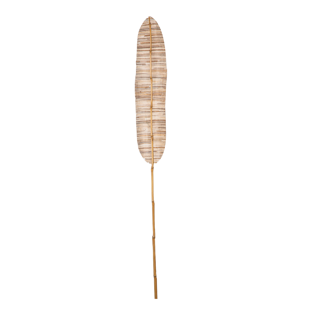 Decoration: Banana Leaf Décor Stick, Natural