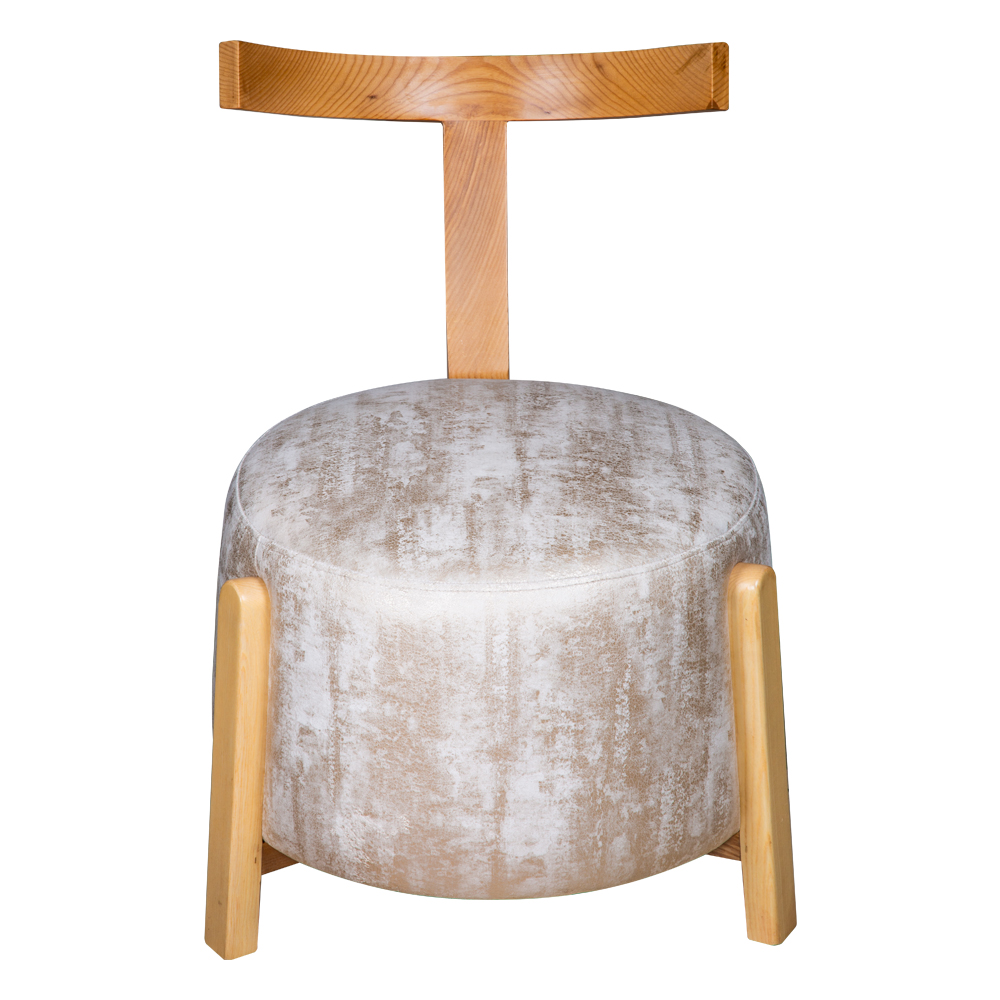 Loop Accent Chair; 1-Seater; (62.7x52.5x72.9)cm, Beige/Rust