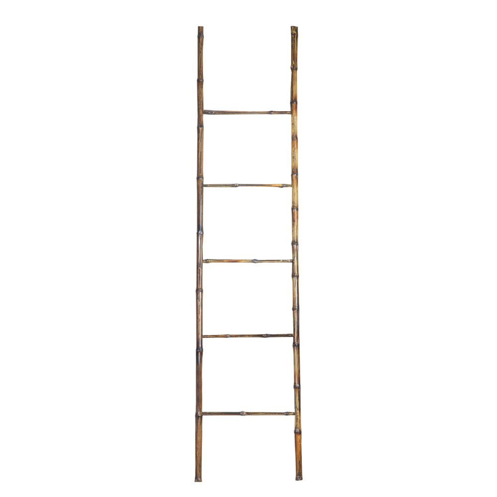 Bamboo Ladder; 180cm, Black