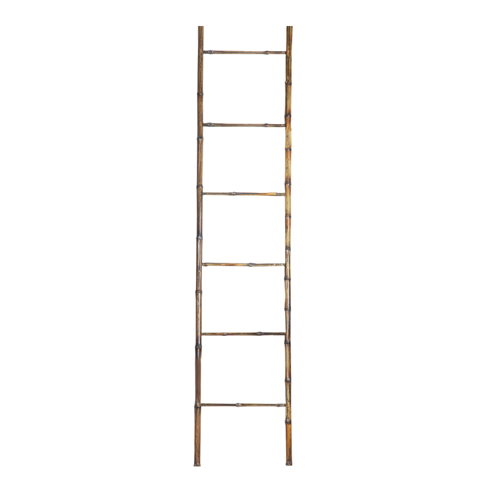 Bamboo Ladder; 200cm, Black