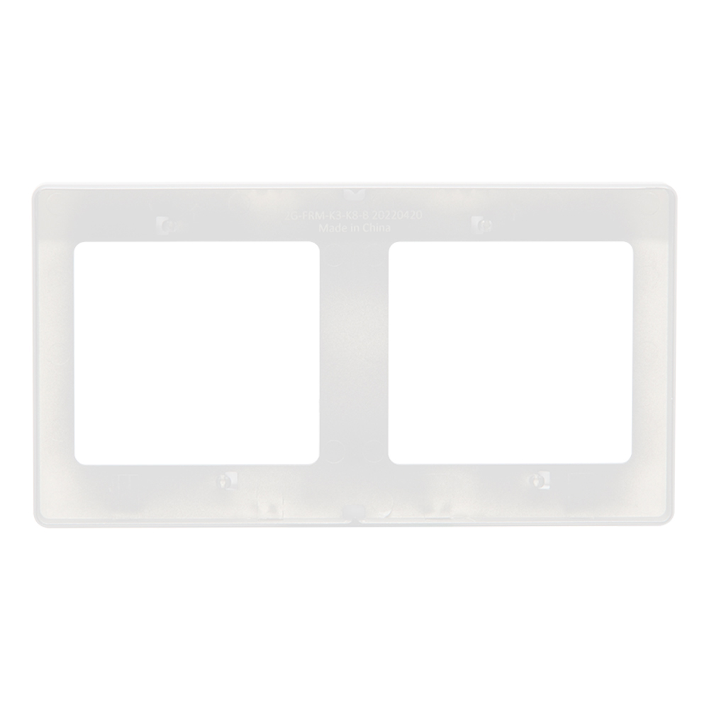 Domus: 2 Nos Switch/Socket Connection Back Plate, White