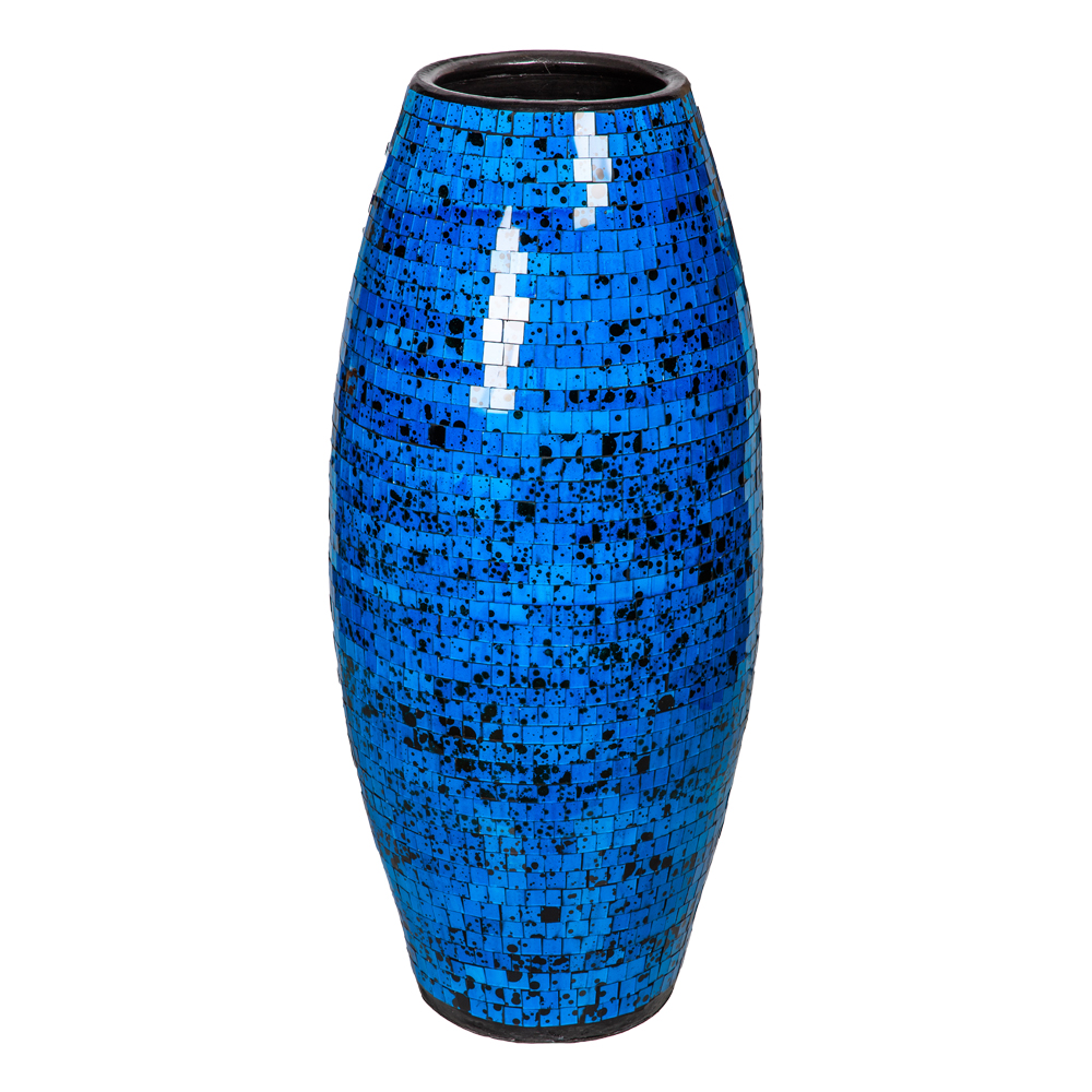 Decorative Vase; (38x80)cm, Blue