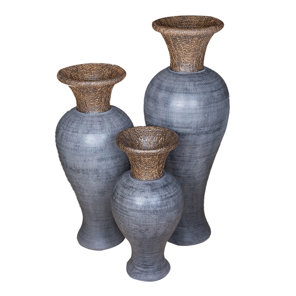 Kaswari Texture Vase Set; 3pcs