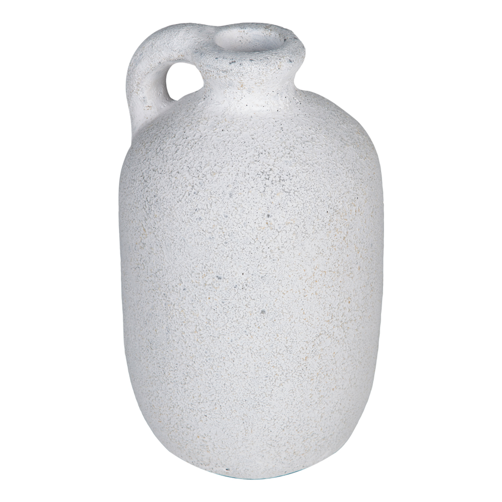 Bottle Shaped Vase, White