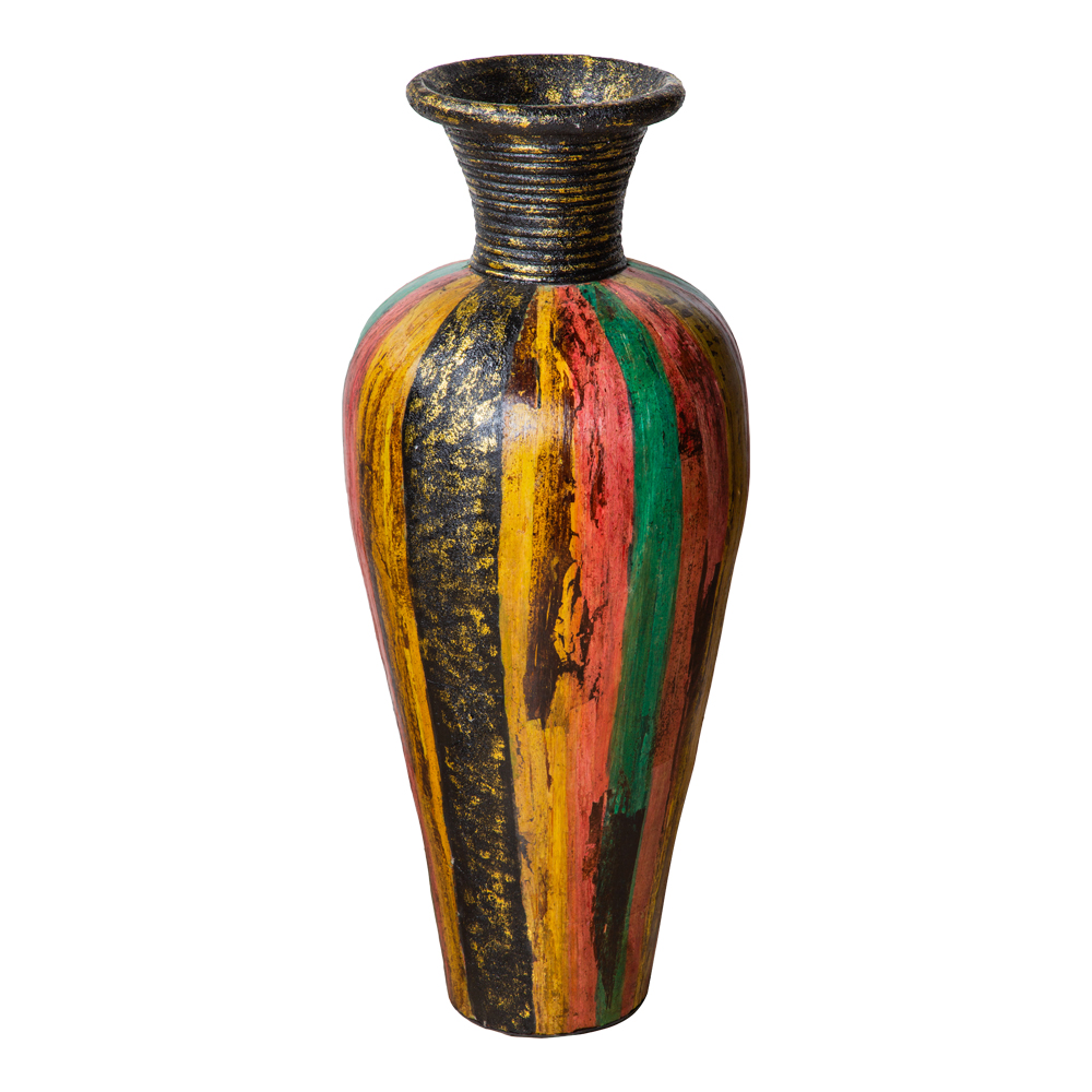 Terracota Vase: Banana Bark With Texture; Large