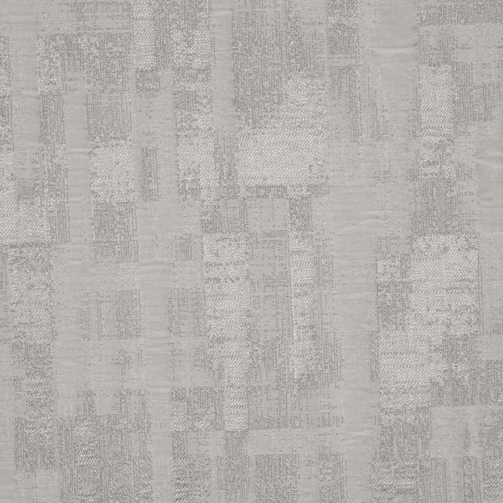 Laurena Jaipur Collection: Ddecor Textured Abstract Patterned Furnishing Fabric, 280cm, Silver/Grey