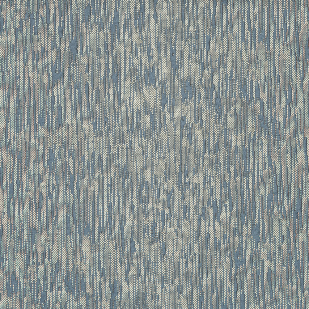 Laurena Jaipur Collection: Ddecor Textured Patterned Furnishing Fabric, 280cm, Blue/Beige