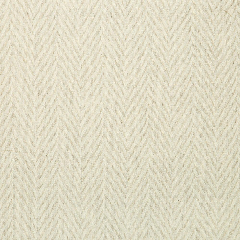 Jambo: Ferri Textured Chevron Pattern Furnishing Fabric, 290cm, Ivory White