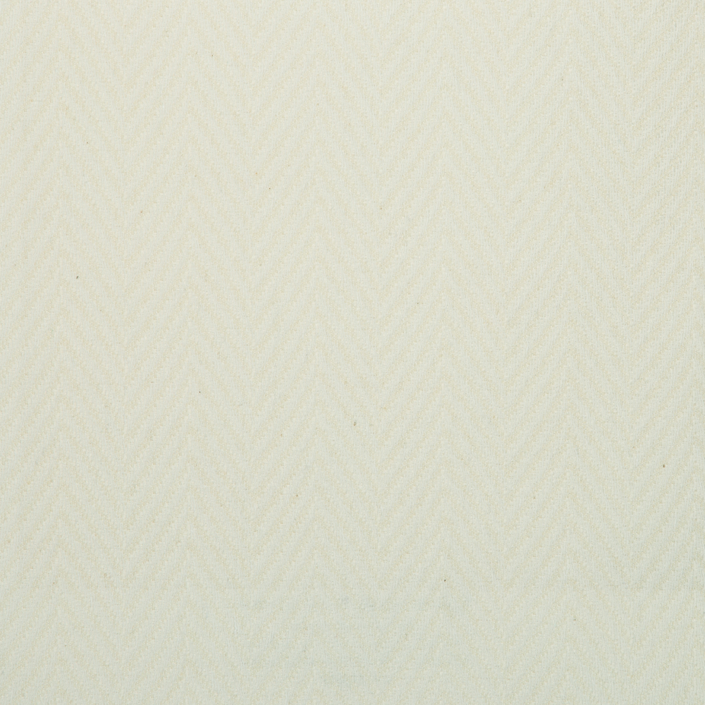 Jambo: Ferri Textured Chevron Pattern Furnishing Fabric, 290cm, White/Cream