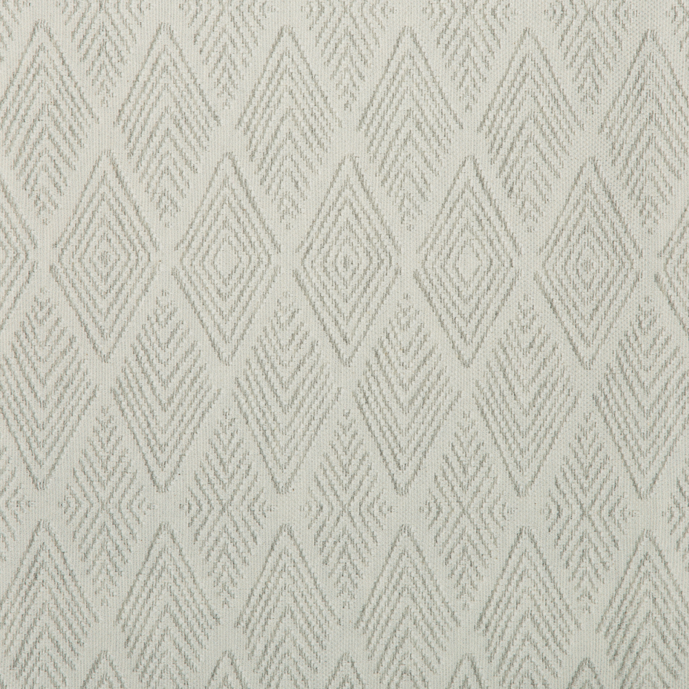 Jambo: Ferri Textured Chevron Pattern Furnishing Fabric, 290cm, White/Light Grey