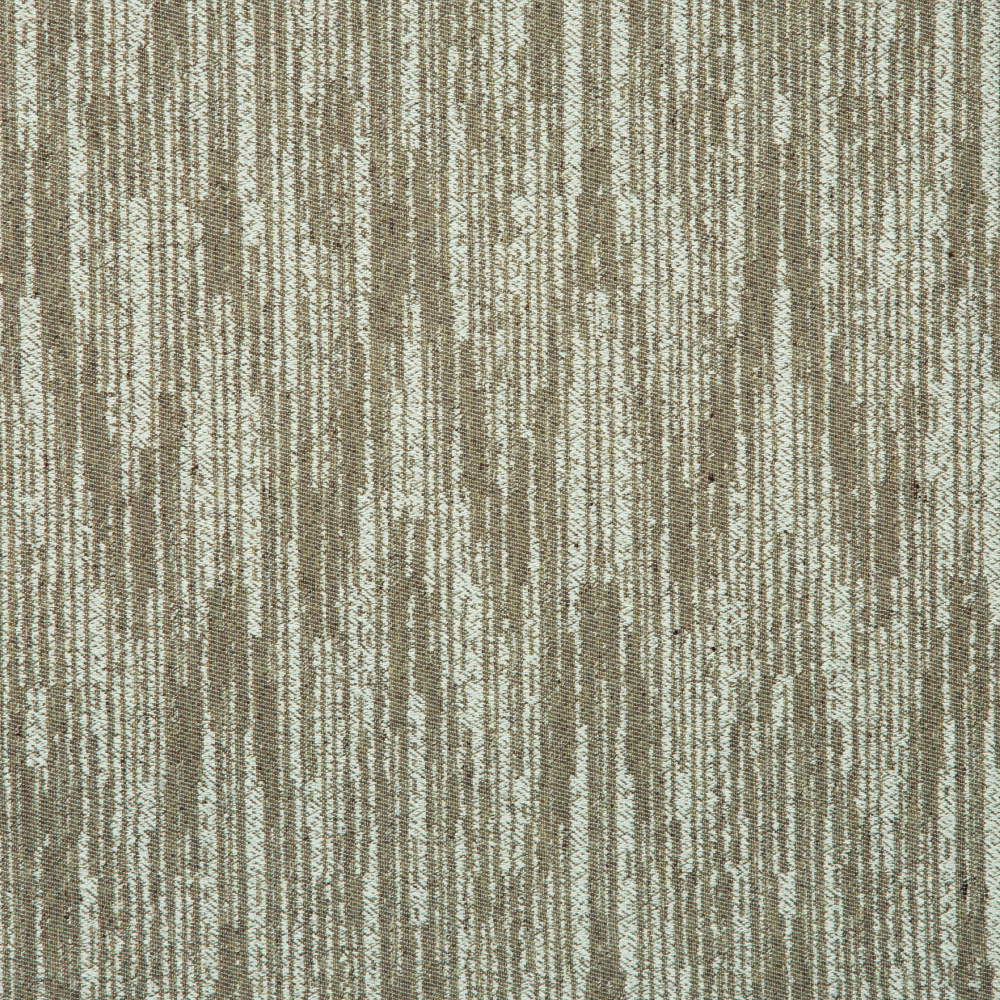 Kisumu: Ferri Stripe Pattern Furnishing Fabric; 290cm, Mocha/Grey