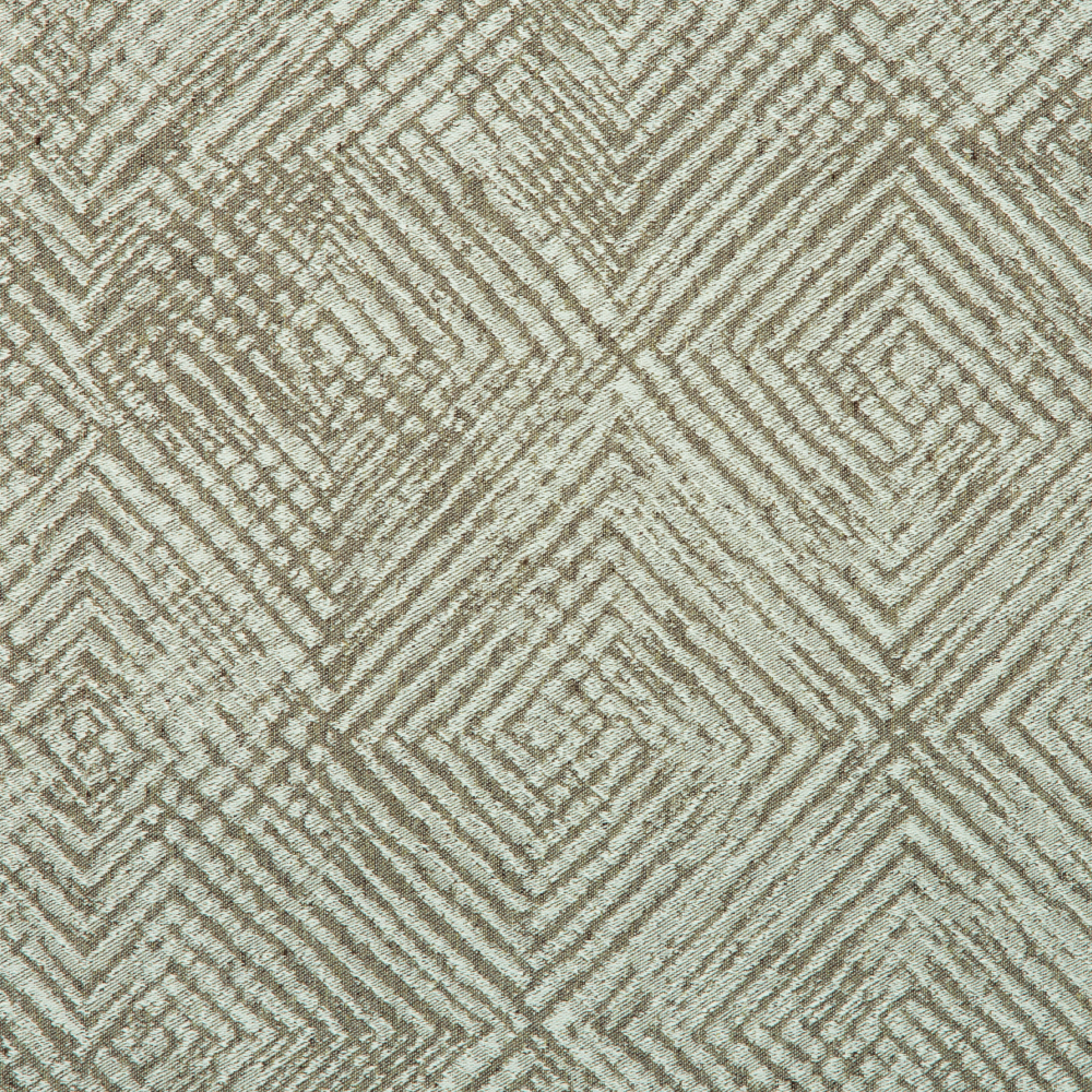 Kisumu: Ferri Chevron Pattern Furnishing Fabric; 290cm, Mocha/Grey