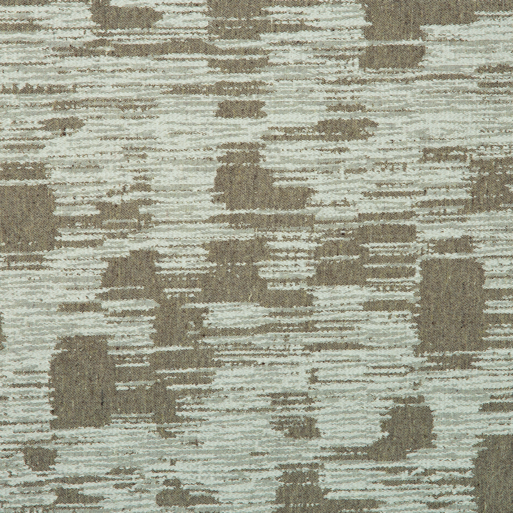 Kisumu: Ferri Abstract Pattern Furnishing Fabric; 290cm, Mocha/Grey