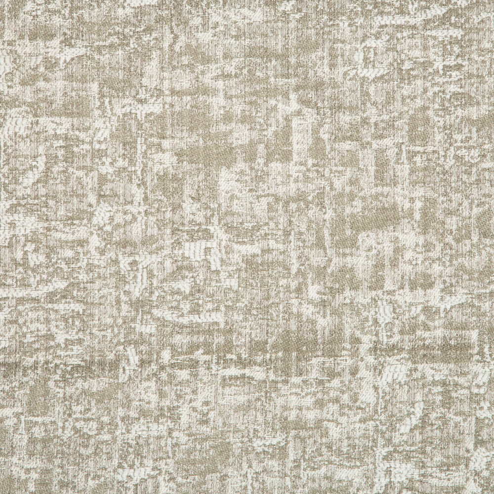 Mysore Collection: Neptune Abstract Pattern Polyester Fabric; 280cm, Silver Grey