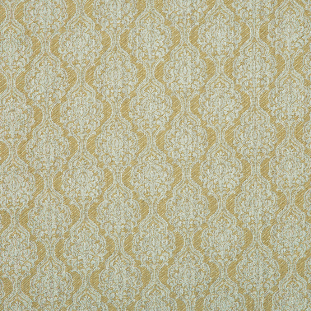Mysore Collection: Neptune Floral Pattern Polyester Fabric; 280cm, Khaki